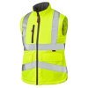 Leo Workwear Sandymere Womens Hi Vis Bodywarmer - Yellow