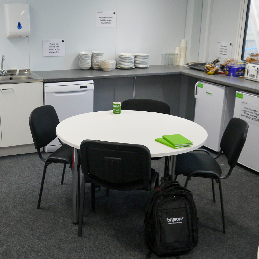 Construction Site Kitchen Setup