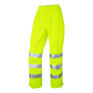 Leo Workwear Hannaford Womens Breathable Overtrousers - Yellow