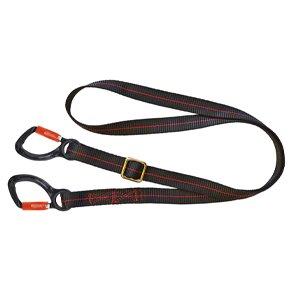 JSP Pioneer™ Adjustable Restraint Lanyard, Flat Webbing & 2 Karabiners