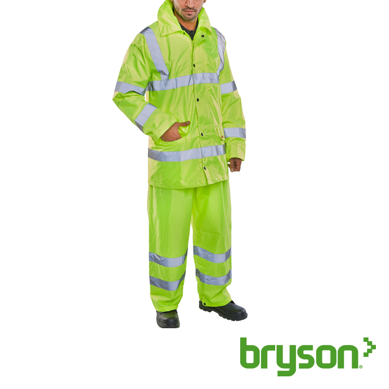 Hi-Vis Yellow Rainsuit