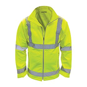Orbit Marauder Hi Vis Softshell Jacket - Yellow