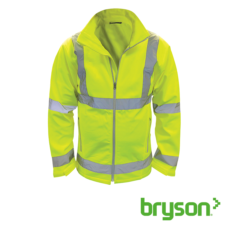 Orbit Marauder Hi Vis Softshell Jacket - Yellow