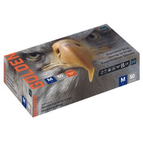 Orn Golden Heavy Duty Diamond Grip Nitrile Gloves - Orange