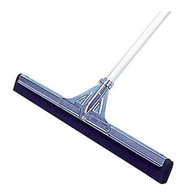 Metal Floor Squeegee Wooden Handle