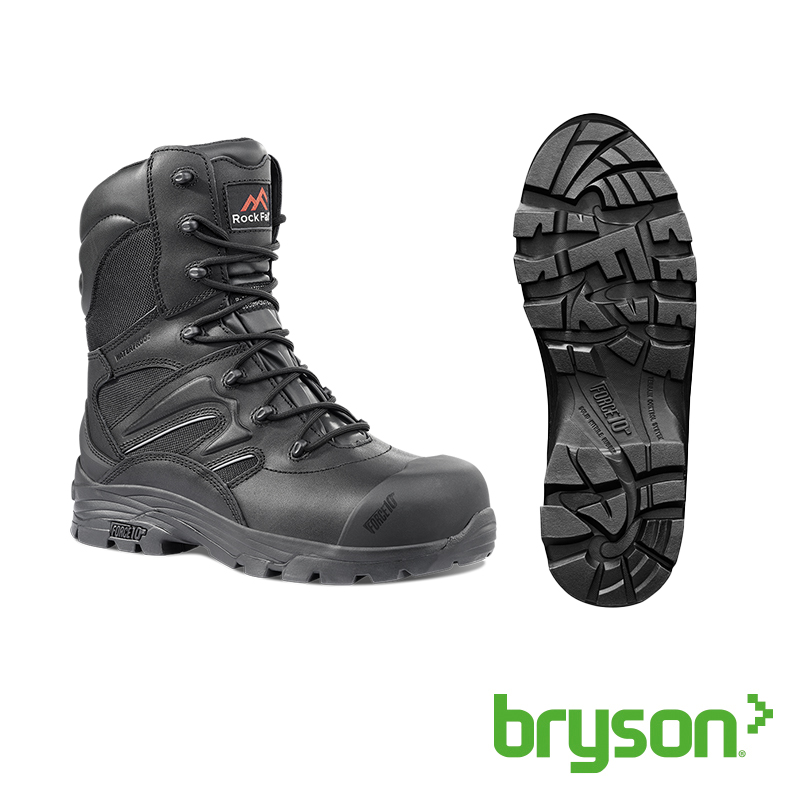 Rockfall Titanium S7S HI CI HRO FO SC SR Safety Boots - Black
