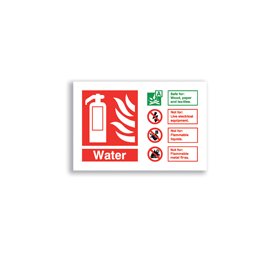 Water Extinguisher Sign