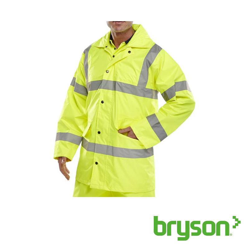 Yellow Hi-Vis Raincoat