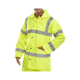 Yellow Hi-Vis Raincoat